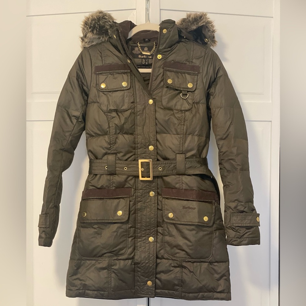 Barbour Olive Green Ski & Snow Jacket